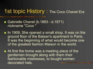 Coco Chanel nickname